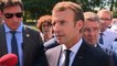 Interview du Président de la République, Emmanuel Macron lors de sa visite à Périgueux en Dordogne