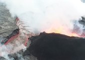 Aerial Footage Captures Lava Erupting From Fissure at Hawaii's Kilauea Volcano