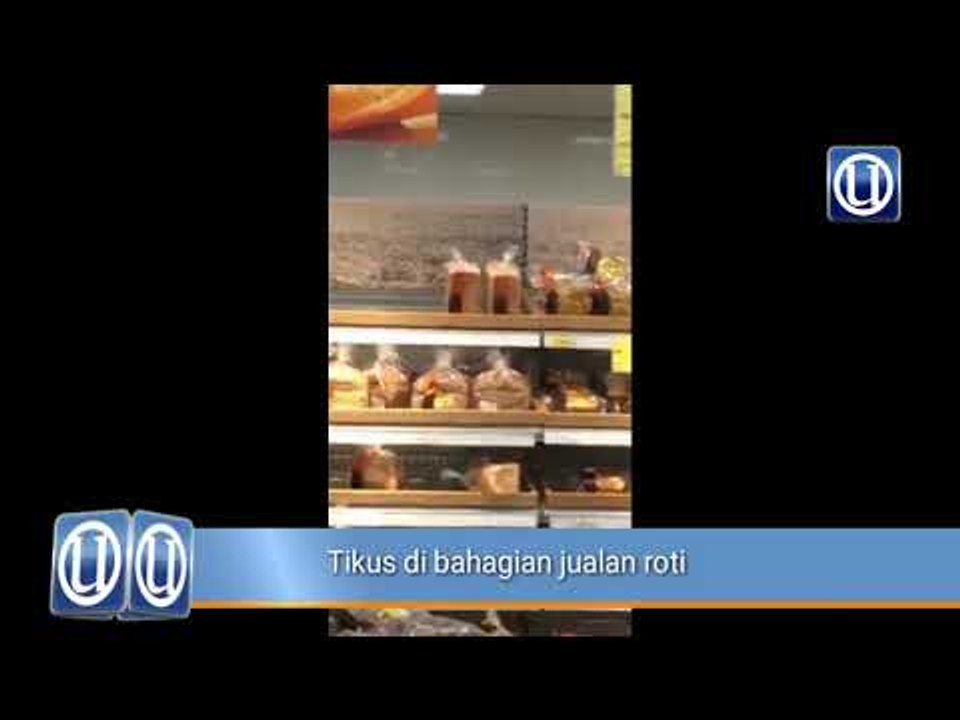 Tikus di seksyen jualan roti