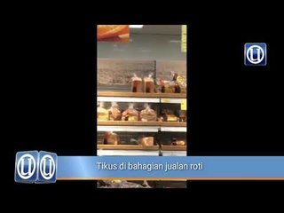 Tikus di seksyen jualan roti