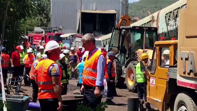Yatağan Termik Santrali'nin kömür bandı çöktü: 9 yaralı (8) - MUĞLA