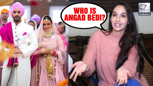 Angad Bedi's Ex Nora Fatehi Reacts ANGRILY To His Marriage With Neha Dhupia