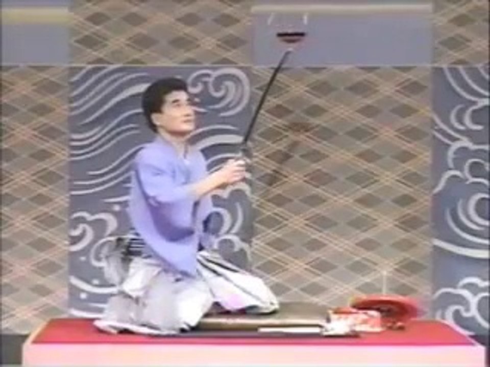 曲独楽　桂米八