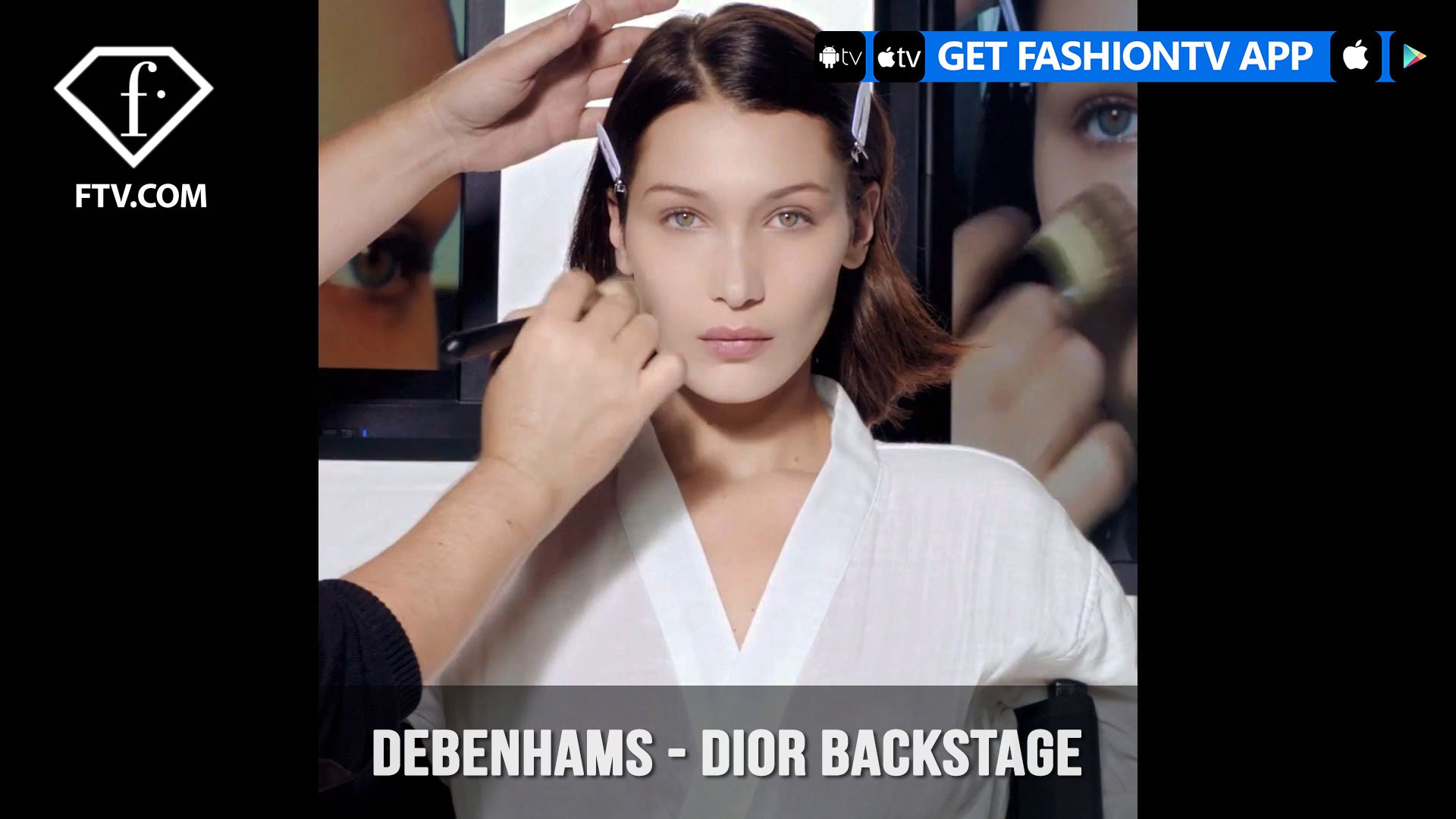 debenhams dior backstage