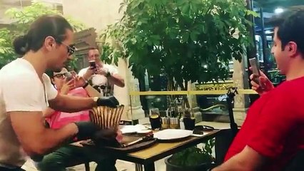 nusret et keserken düşen müşteri