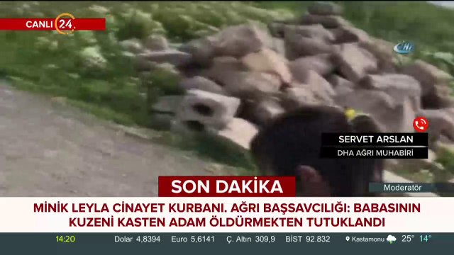 Minik Leyla'nın babasının kuzeni cinayet zanlısı olarak tutuklandı