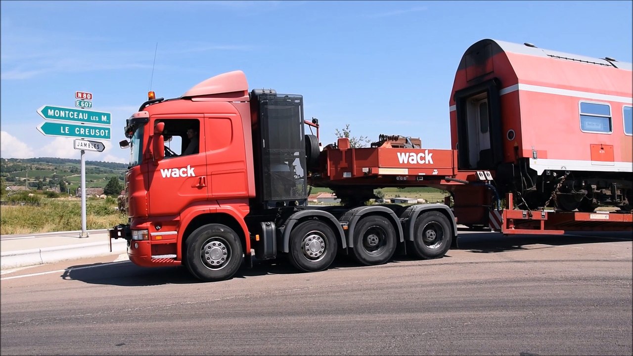 Transport exceptionnel train