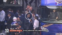 Manifestant frappé par un conseille d'Emmanuel Macron: Le collaborateur du Président était présent dans le bus des Bleus lundi - VIDEO