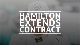 Hamilton signs new two-year deal at Mercedes