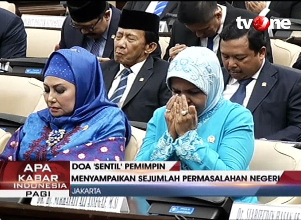 Heboh Doa Penutup Sidang MPR