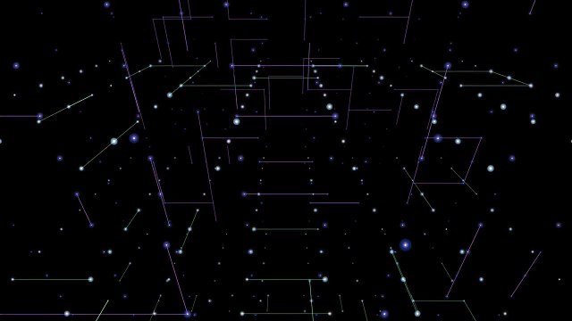 4K UHD 25fps FREE Video Background Abstract Matrix Rotating