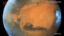 New Image Shows Massive Dust Storm Clouds Rolling Around Mars