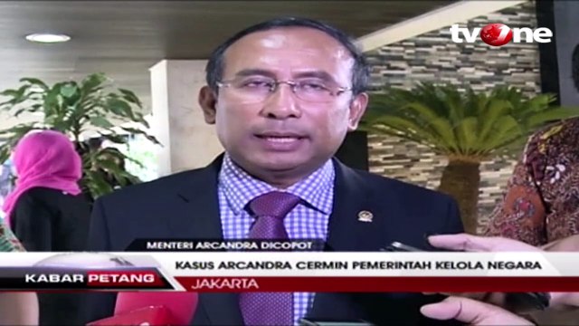 Langkah Jokowi Copot Arcandra Dinilai Tepat