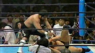 Akira Maeda vs Masa Saito -  NJPW IWGP Champion Series 1987 Day 6