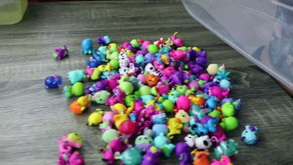 MIXING 100 HATCHIMAL CollEGGtibles INTO CLEAR SLIME! LEARN HOW TO MAKE HATCHIMAL SLIME!