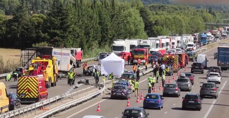 Un accident spectaculaire sur l'A7 qui a fait au moins 3 morts