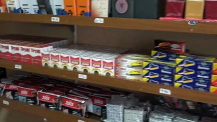 KOM ekipleri kaçakçının zulasını patlattı