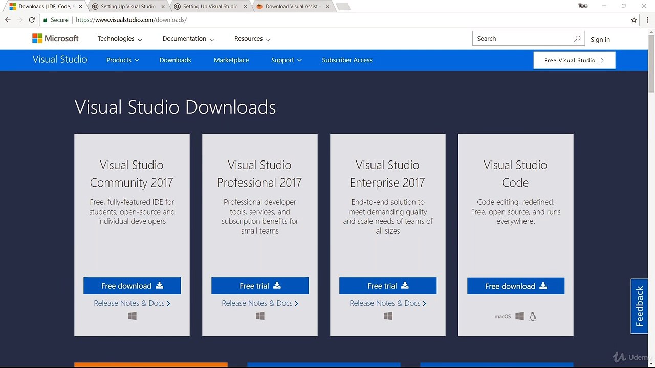 003 Setup Visual Studio (E5_E7)
