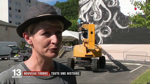 Nouveau timbre : inauguration de la nouvelle Marianne