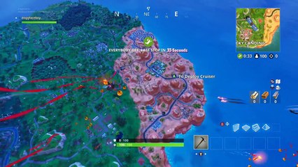 FORTNITE | Where To Search Between An Oasis, Rock Archway And Dinosaurs