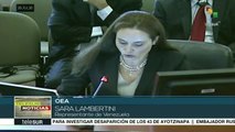 Venezuela se solidariza con Nicaragua ante la OEA