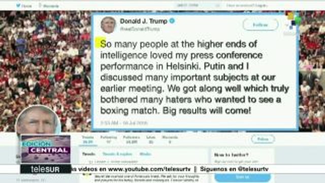 EEUU: Trump rectifica y admite que hubo injerencia rusa en elecciones