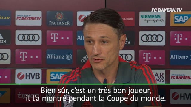Bayern - Kovac: Pavard est un très bon joueur