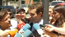 Casado asegura tener el apoyo de las dos terceras partes del PP