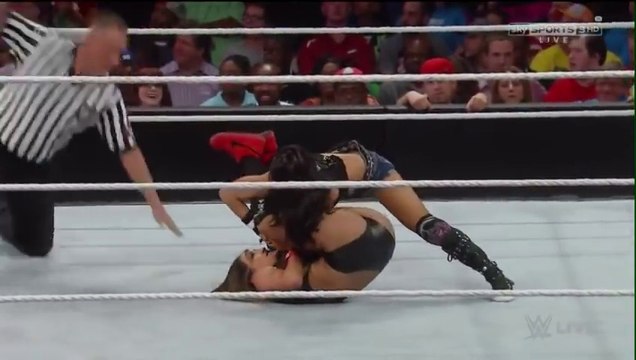 AJ Lee Vs Nikki Bella wwe raw by wwe entertainment