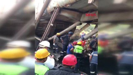 Muğla Termik Santraldeki Kömür Sevk Kanalı Çökünce İşçiler Yaralandı