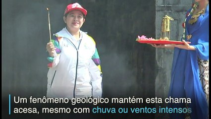 ‘Chama eterna’ ilumina Jogos Asiáticos