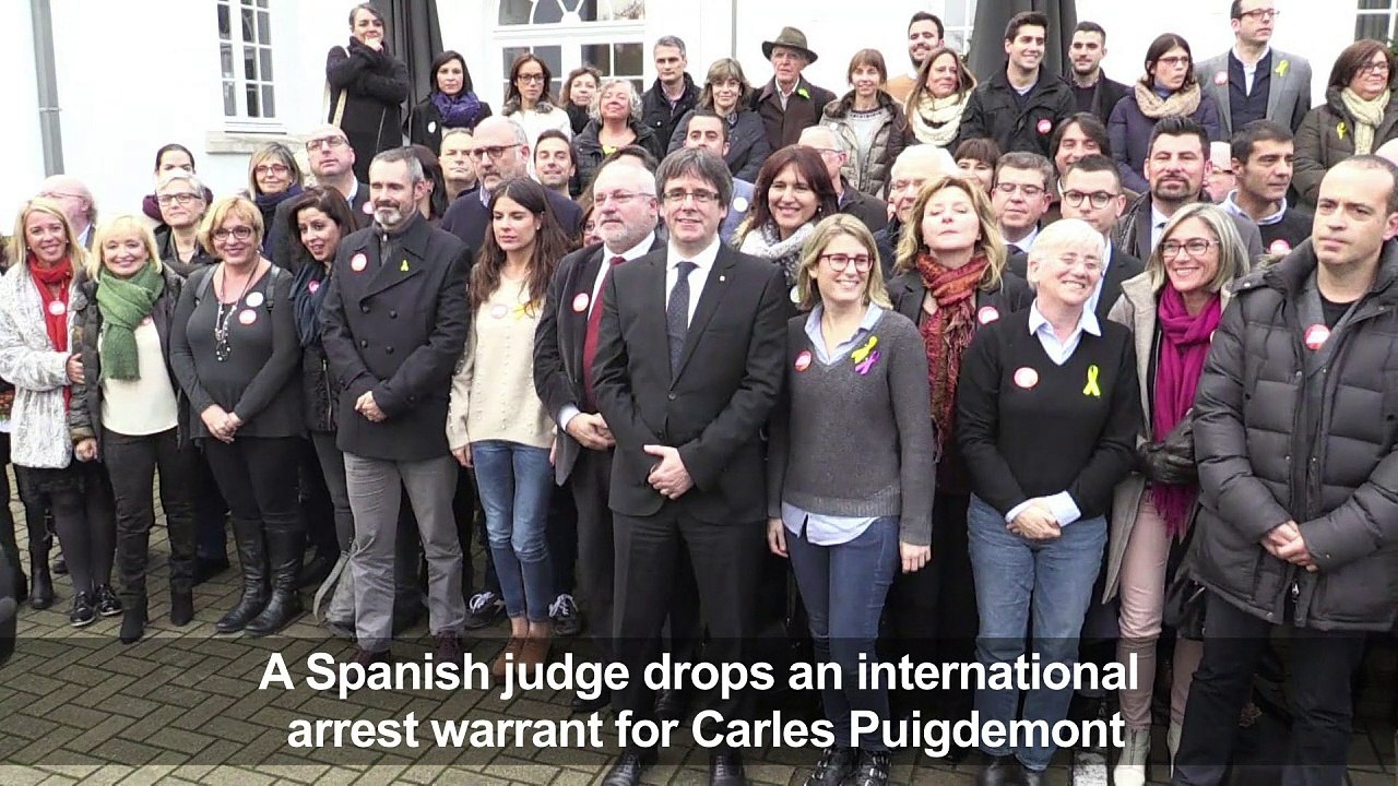 Spain drops international arrest warrants for Carles Puigdemont