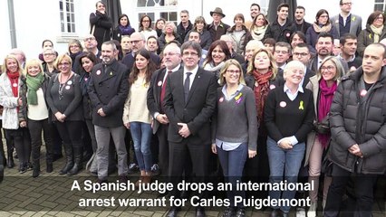 Spain drops international arrest warrants for Carles Puigdemont