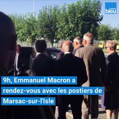 Marianne, la Poste et la ruralité : une journée d'Emmanuel Macron en Dordogne