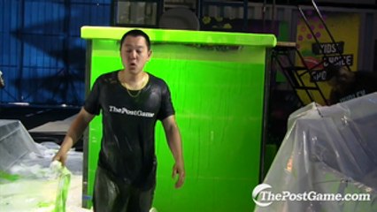 Getting Slimed In Nickelodeon Dunk Tank: ThePostGame Takes The Plunge