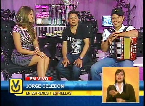 Tatiana Irizar entrevista a Jorge Celedón en Estrenos y Estrellas