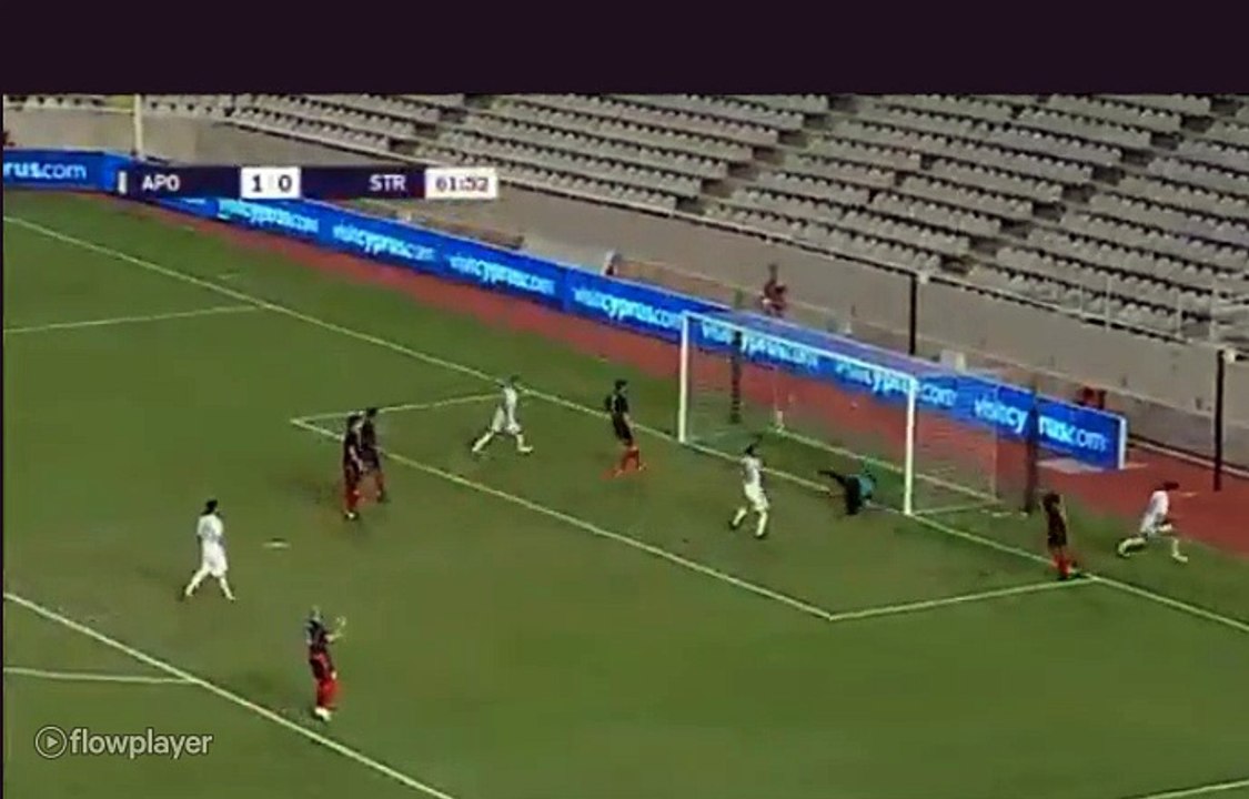 Yuste   Super  Second  Goal  (2:0) Apollon Limassol - Stumbras