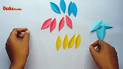 Download Video: DIY crafts with paper - DIY: Paper Crafts!! How to Make Easy  Decorative Leaf Stick with Paper!! Home Decoration Idea!!!Credit: Osaka CraftsFull video: