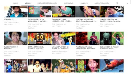 Los YouTubers Con Mas Suscriptores Del Mundo 2018