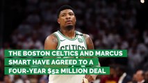 Marcus Smart agrees to four-year, $52 million deal with Celtics