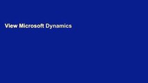 View Microsoft Dynamics AX 2012 R3 Financial Management Ebook Microsoft Dynamics AX 2012 R3