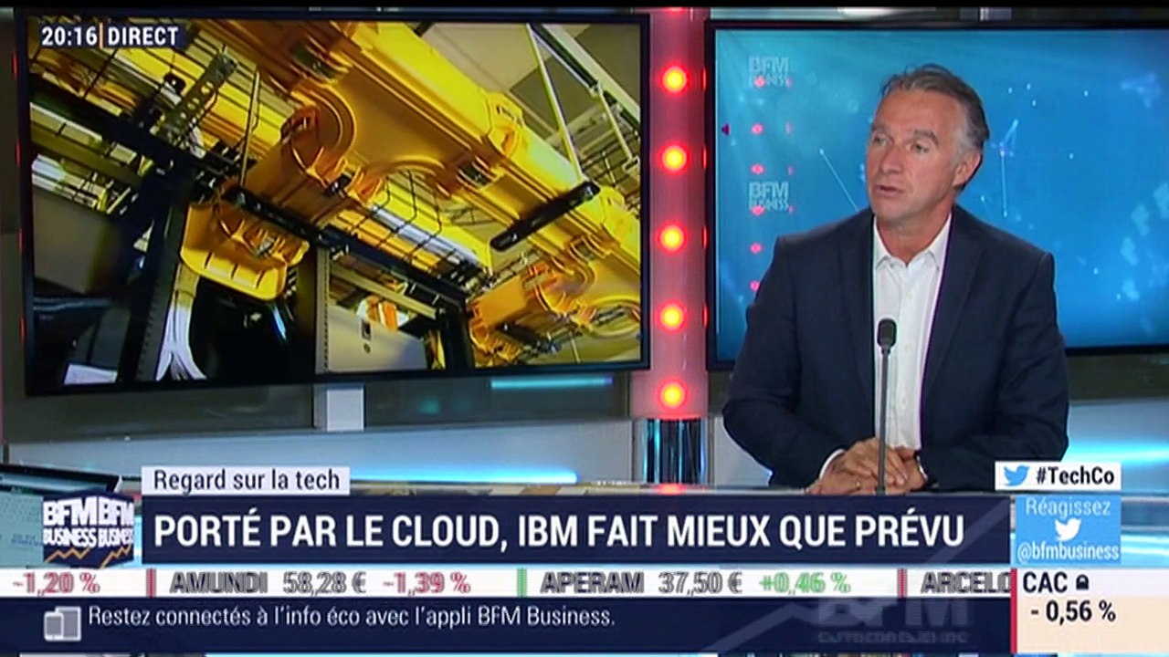 Regard sur la Tech: porté par le cloud, IBM fait mieux que prévu - 19/07