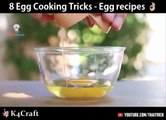 8 Egg Cooking Tricks - Egg recipes via: Thaitrick, youtube.com/thaitrick