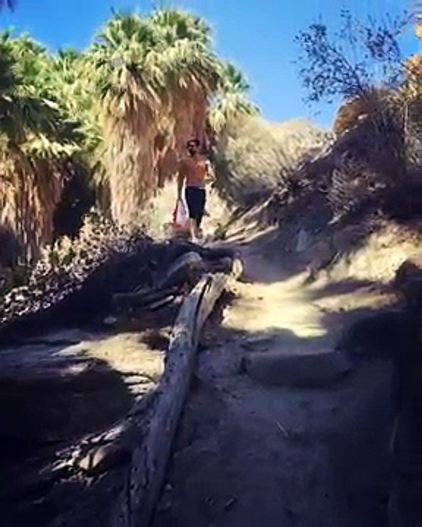 ⁣Vishal Singh Shirtless hiking!
