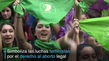 El pañuelo verde, nuevo ícono en Argentina