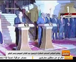 عمر البشير: السيسي فى بلده وبين أهله وهذا ليس كلام سياسى