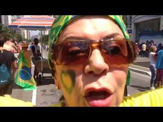 Manifestante explica como a intervenção militar não acaba em ditadura