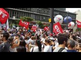 Professores em greve  fazem minuto de silêncio em homenagem a Marielle Franco em SP