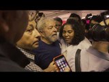 Exclusivo: Lula confraterniza com amigos no Sindicato dos Metalúrgicos antes da prisão