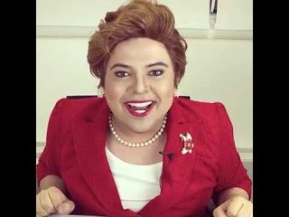 'Dilma' (o ator Gustavo Mendes) está de volta com um recado para os paneleiros